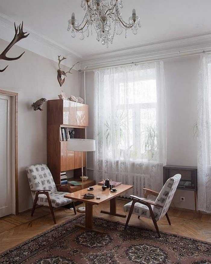 Советская мебель в современном интерьере - фото примеров
