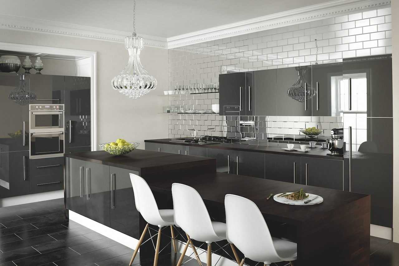 Серая кухня - 65 фото сочетаний цвета в современном дизайне