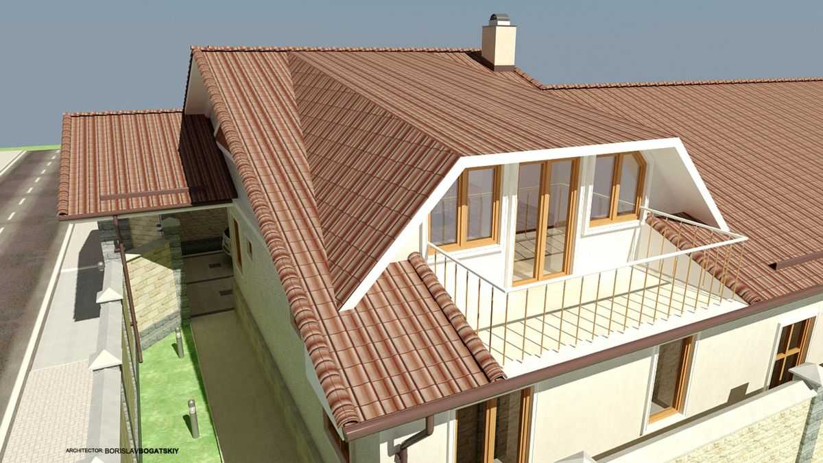 Дачный дом с мансардой и балконом: фото примеры воплощения проектов