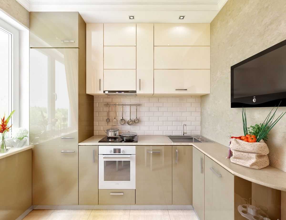 Дизайн кухни 2 на 3 (39 фото): расстановка мебели и секреты визуального расширения