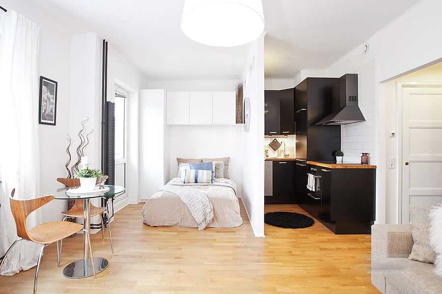 11 идей для дизайна маленьких квартир + фото