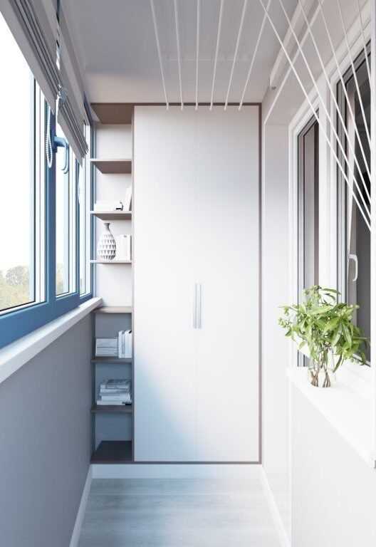 Полки на балконе - 80 фото лучших вариантов удобного дизайна