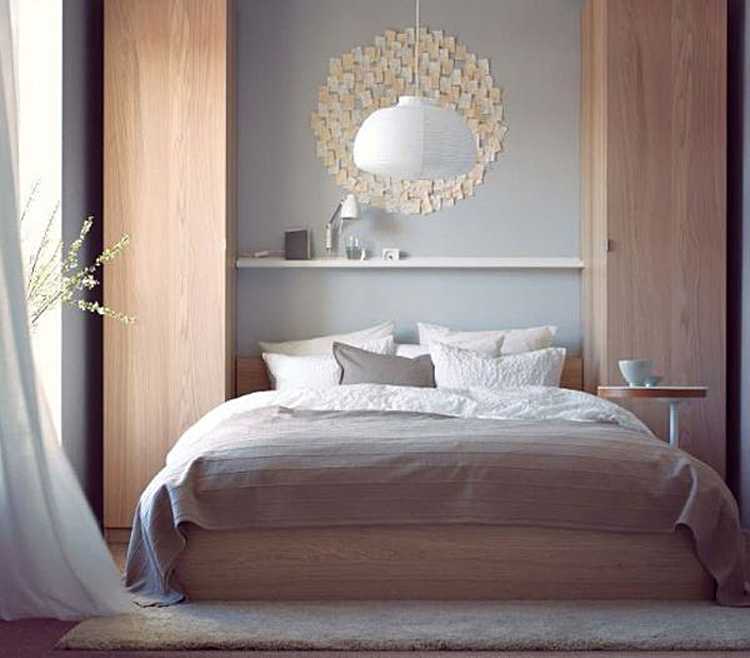 Выбор цвета стен и мебели для маленькой спальни [идеи 2019]