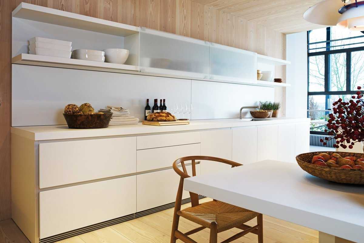 Кухня без верхних шкафов: 45 фото идей дизайна в интерьере