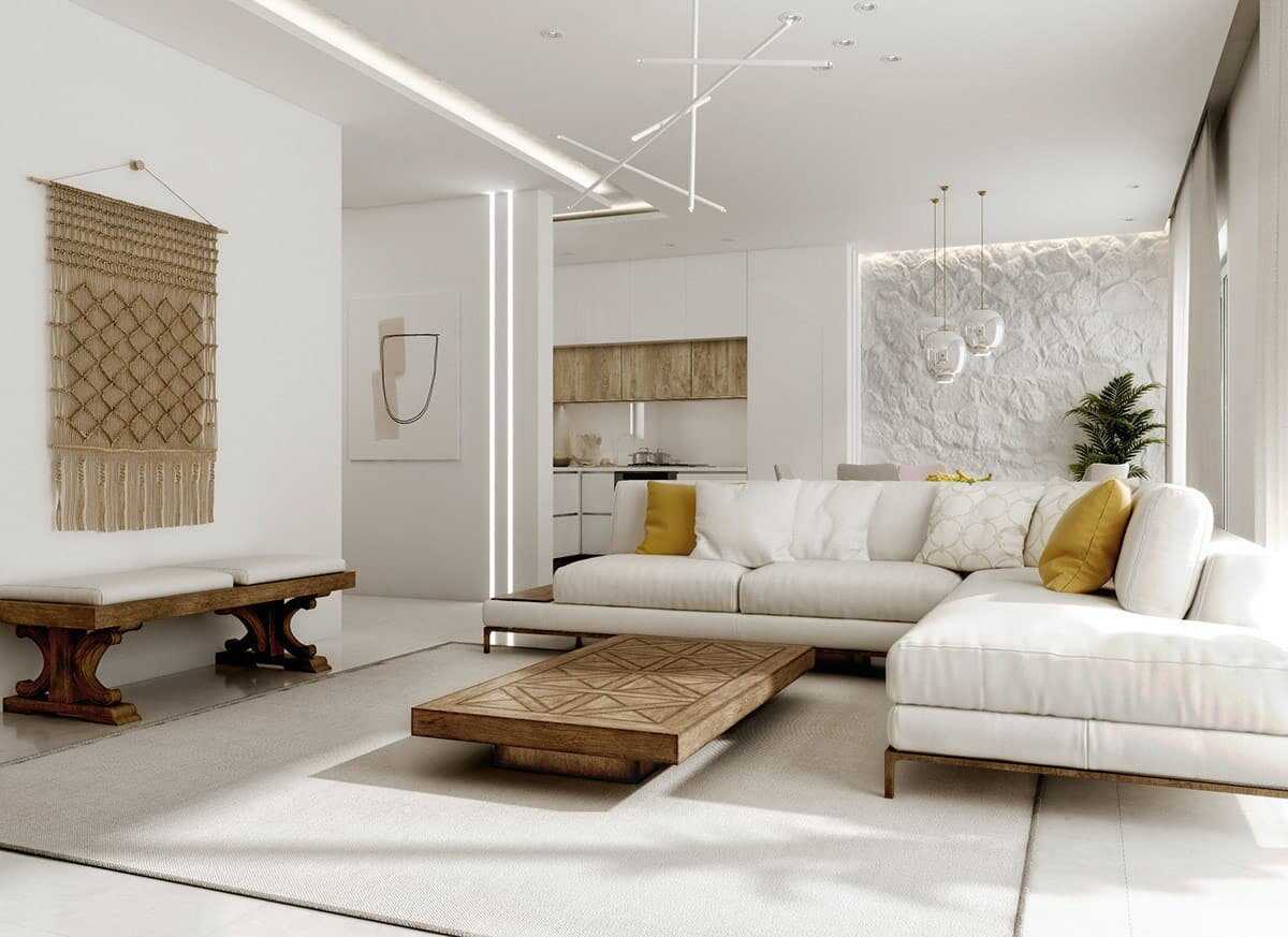 Дизайн гостиной - 55 фото, современные идеи оформления зала 2022