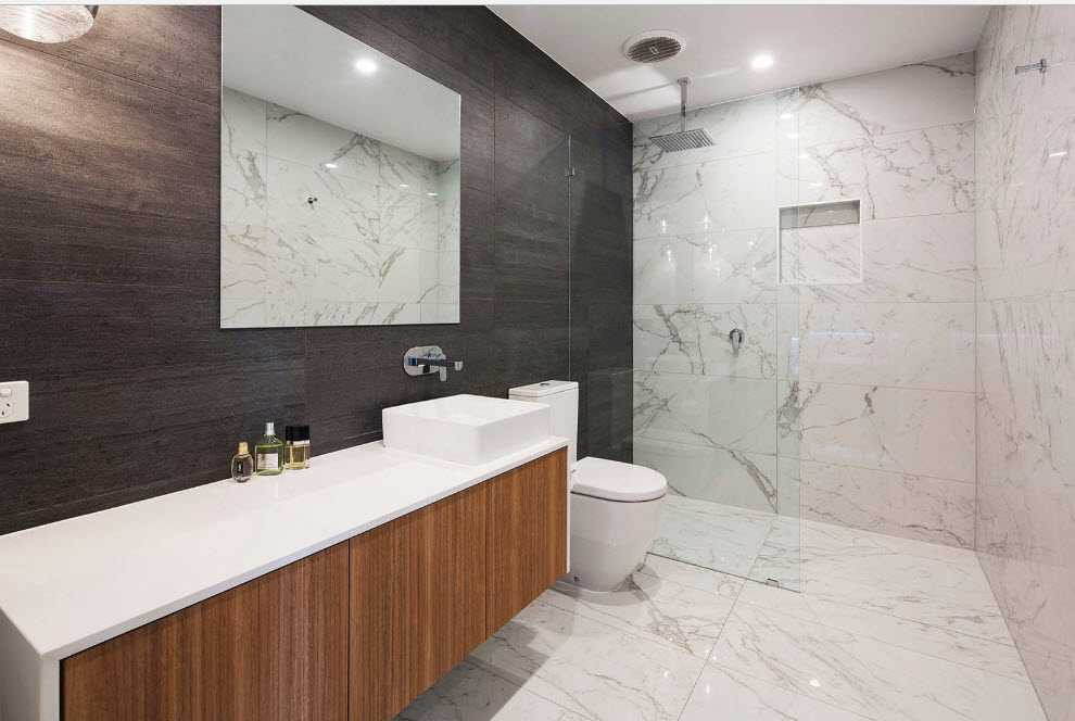 Мраморная ванная комната: 15 идей для современного дизайна